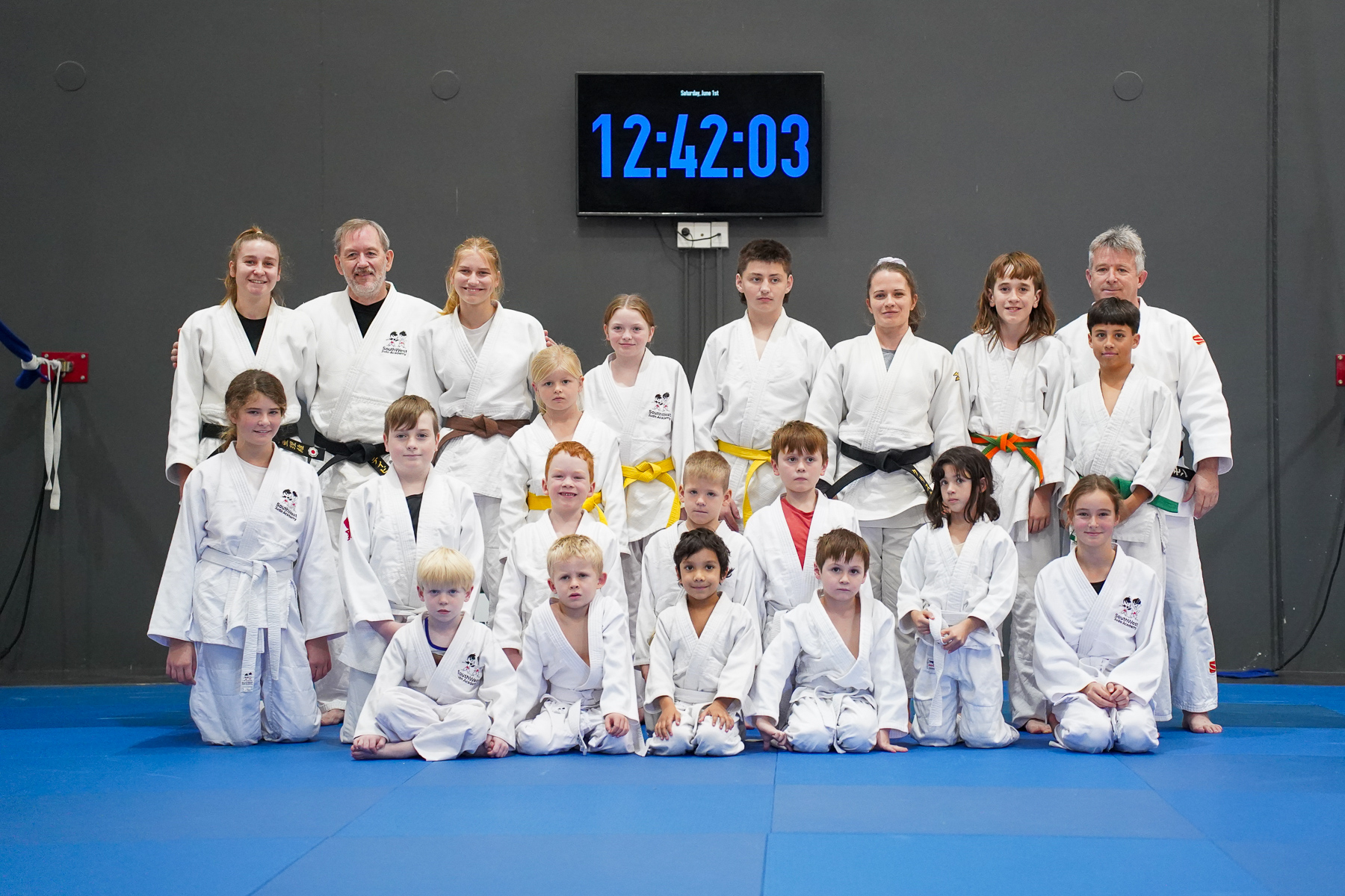 Junior Throwers at SouthWest Judo Academy
