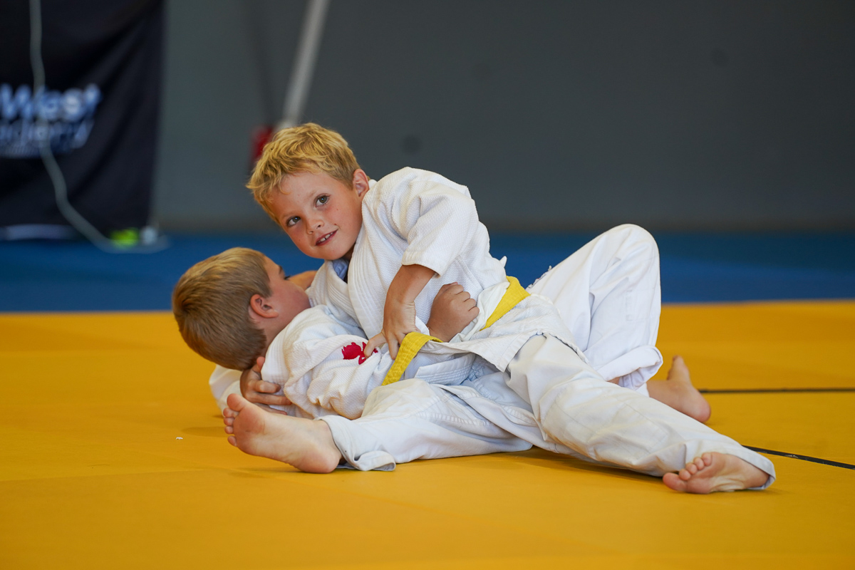 Kindy Throwers at SouthWest Judo Academy